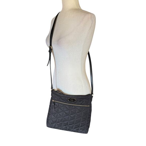 Kate Spade Keisha Blake Avenue Quilted Crossbody Bag Black - Picture 1 of 16